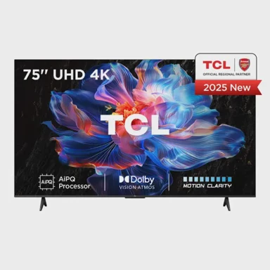TCL TV V6C 75V6C 75" 4K Ultra HD Smart TV, Wi-Fi, metalik, 330 cd/m²